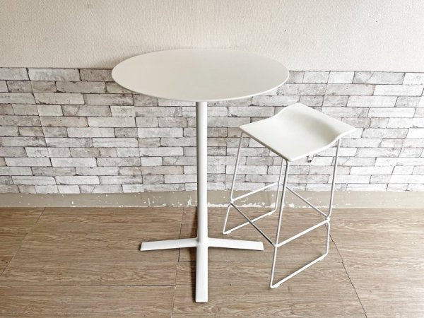 カッシーナイクスシー Cassina ixc. ラストミニット LAST MINUTE ハイチェア カウンターチェア ホワイト パトリシア・ウルキオラ イタリアモダン 定価￥88,000- ●