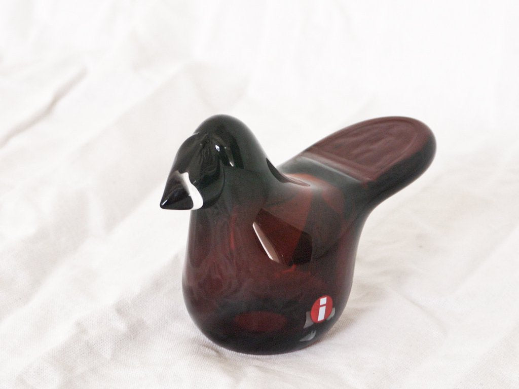 イッタラ iittala Birds by Toikka シエッポ Sieppo ブラウンｘクリア 74/1000 SCOPE 2015 オイバ・トイッカ イッタラバード 箱付 ◇