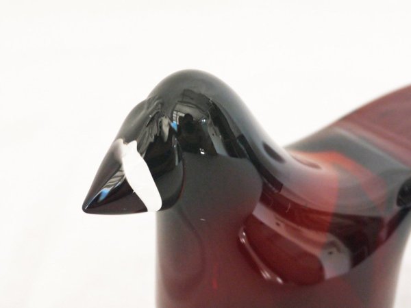 イッタラ iittala Birds by Toikka シエッポ Sieppo ブラウンｘクリア 74/1000 SCOPE 2015 オイバ・トイッカ イッタラバード 箱付 ◇