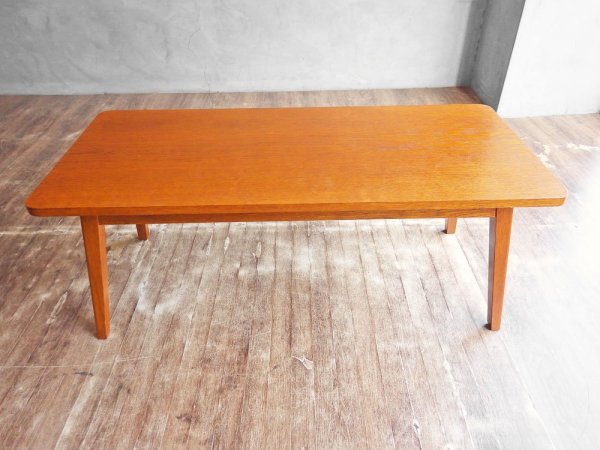 パシフィックファニチャーサービス PACIFIC FURNITURE SERVICE P.F.S. DH TEA TABLE ティーテーブル S ダークブラウン オーク材 定価:47,300円 ♪