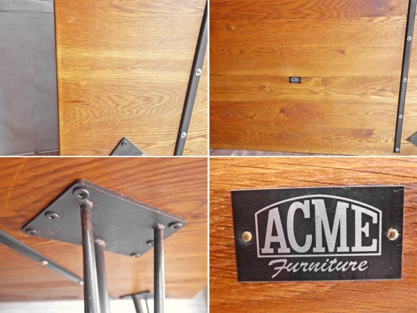 アクメファニチャー ACME Furniture グランドビュー  GRANDVIEW センターテーブル リビングテーブル オーク無垢材 インダストリアル セミオーダー ♪