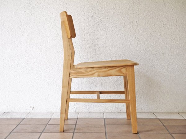 フランフラン Franc franc コムンチェア ウッド COMUN CHAIR WOOD アッシュ材 ダイニングチェア ナチュラル  A ◇