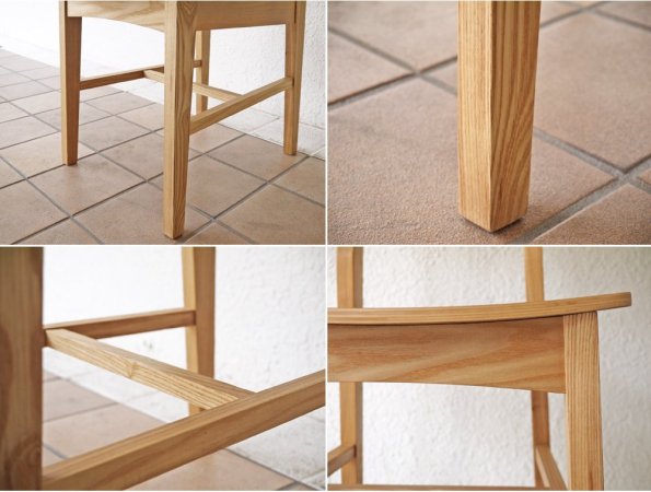 フランフラン Franc franc コムンチェア ウッド COMUN CHAIR WOOD アッシュ材 ダイニングチェア ナチュラル  A ◇