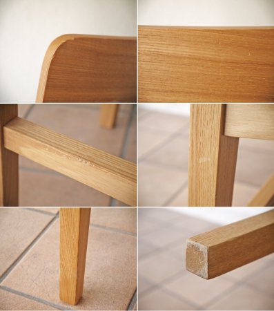 フランフラン Franc franc コムンチェア ウッド COMUN CHAIR WOOD アッシュ材 ダイニングチェア ナチュラル  A ◇