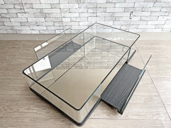 グラスイタリア GLAS ITALIA コレクター COLLECTOR コレクション センターテーブル コーヒーテーブル ガラストップ Barber & Osgerby COR01 補修痕有 ●