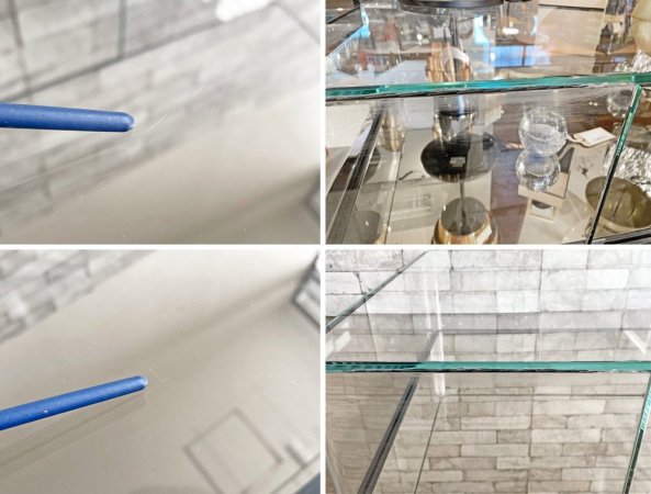 グラスイタリア GLAS ITALIA コレクター COLLECTOR コレクション センターテーブル コーヒーテーブル ガラストップ Barber & Osgerby COR01 補修痕有 ●
