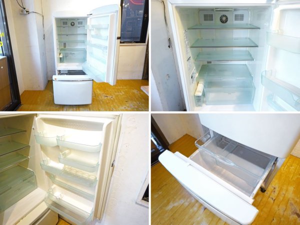 ナショナル National ウィル フリッジ WiLL FRIDGE 冷凍冷蔵庫 ホワイト 260L 2001年製 ノスタルジックデザイン 廃番 ★