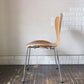 フリッツハンセン Fritz Hansen セブンチェア Seven Chair アルネヤコブセン Arne Jacobsen ナッツ 廃盤カラー デザイナーズ ◎