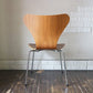 フリッツハンセン Fritz Hansen セブンチェア Seven Chair アルネヤコブセン Arne Jacobsen ナッツ 廃盤カラー デザイナーズ ◎