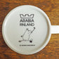 アラビア ARABIA ムーミン Moomin マグカップ ムーミンパパ Moominpappa in his thoughts ブラック 廃番 北欧食器 ♪