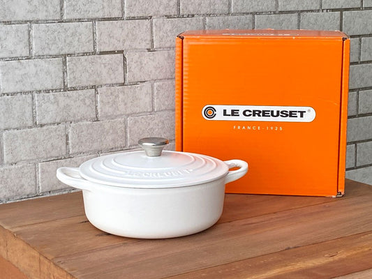 ルクルーゼ LE CREUSET ココット ロンド バース トラディション コットン 18cm 両手鍋 鋳物  ■