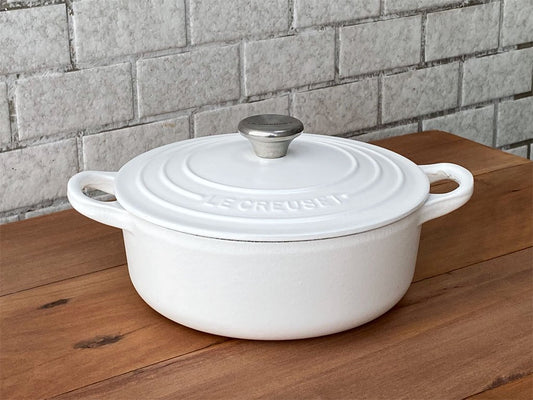 ルクルーゼ LE CREUSET ココット ロンド バース トラディション コットン 18cm 両手鍋 鋳物  ■