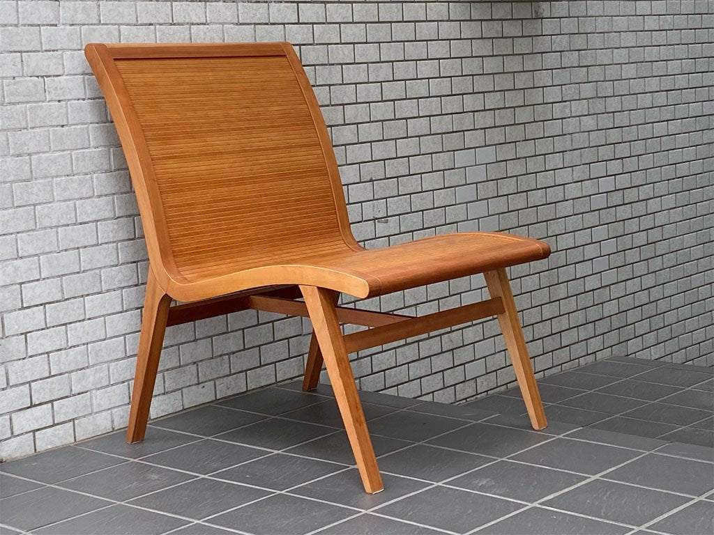 シンプルモダンスタイル Simple modern style チェリー材 ラウンジチェア イージーチェア ■