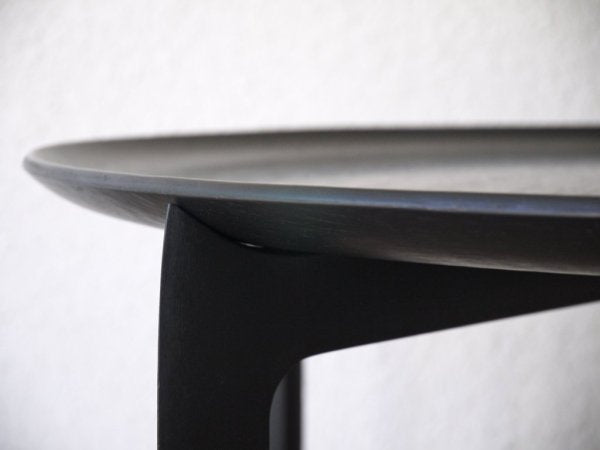 フリッツハンセン Fritz Hansen トレイテーブル TRAY TABLE オークプライウッド ブラック サイドテーブル ヴィスムセン＆エンゲホルム デザイン ◇