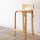 アルテック artek ハイチェア K65 HIGH CHAIR K65 バーチ材 ホワイトラミネート アルヴァ・アアルト フィンランド 北欧家具 美品 ◇