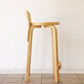 アルテック artek ハイチェア K65 HIGH CHAIR K65 バーチ材 ホワイトラミネート アルヴァ・アアルト フィンランド 北欧家具 美品 ◇