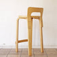 アルテック artek ハイチェア K65 HIGH CHAIR K65 バーチ材 ホワイトラミネート アルヴァ・アアルト フィンランド 北欧家具 美品 ◇