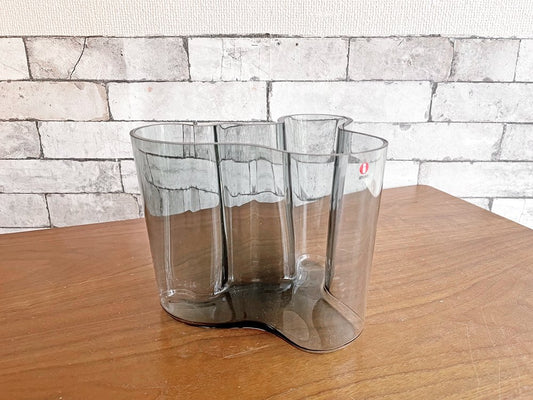 イッタラ iittala アルヴァ・アアルト コレクション Alvar Aalto Collection ベース 160mm グレー Harmaa-Grey 箱付 フィンランド 北欧雑貨 ●