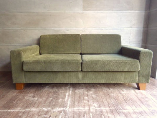 ジャーナルスタンダードファニチャー journal standard Furniture リヨン ソファ LYON SOFA 2P コーデュロイ生地 アッシュ材 ♪