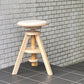 広松木工 Hiromatsu スピン スツール spin stool ラバーウッド 回転昇降式 大川家具 ■