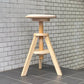 広松木工 Hiromatsu スピン スツール spin stool ラバーウッド 回転昇降式 大川家具 ■