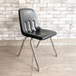 バルコ VIRCO チェア 9000 Chair スタッキングチェア ブラック プラスチックシート × スチール脚 米国家具 ミッドセンチュリーデザイン 定価￥14,300- ●