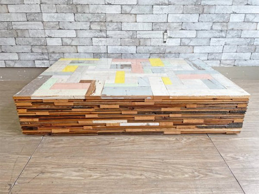 ピート・ヘイン・イーク PIET HEIN EEK スクラップウッド パイリング コーヒーテーブル SCRAPWOOD PILING COFFEE TABLE シボネ取扱 定価55万円 ●