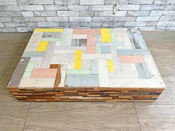 ピート・ヘイン・イーク PIET HEIN EEK スクラップウッド パイリング コーヒーテーブル SCRAPWOOD PILING COFFEE TABLE シボネ取扱 定価55万円 ●