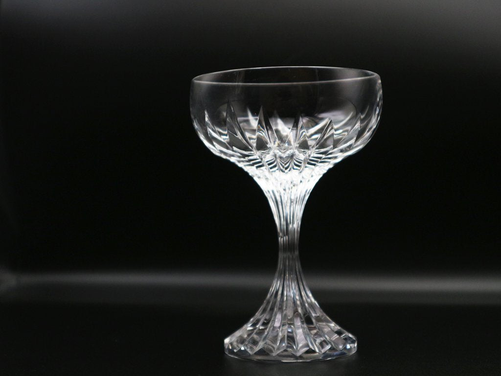 バカラ Baccarat マッセナ シャンパンクープグラス カットグラス クリスタルガラス フランス ◎