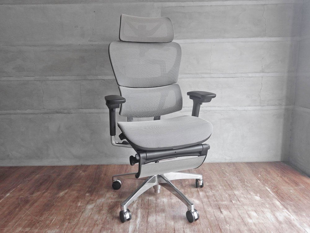 コフォ COFO コフォチェア プレミアム COFO chair Premium デスクチェア ワークチェア ヘッドレスト&フットレスト付き 定価 98,800円 ♪