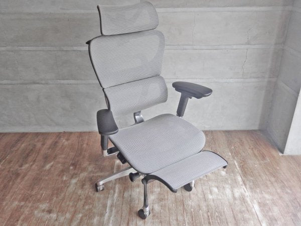 コフォ COFO コフォチェア プレミアム COFO chair Premium デスクチェア ワークチェア ヘッドレスト&フットレスト付き 定価 98,800円 ♪