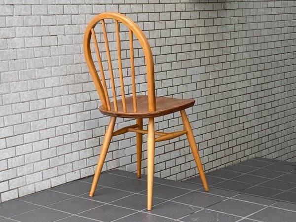 アーコール Ercol ビンテージ フープバック ダイニングチェア エルム材 英国家具 UKビンテージ ■