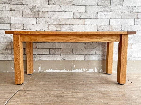 モモナチュラル MOMO natural ユニットベンチ UNIT BENCH オーク材 OAK W100 定価￥44,000- ●