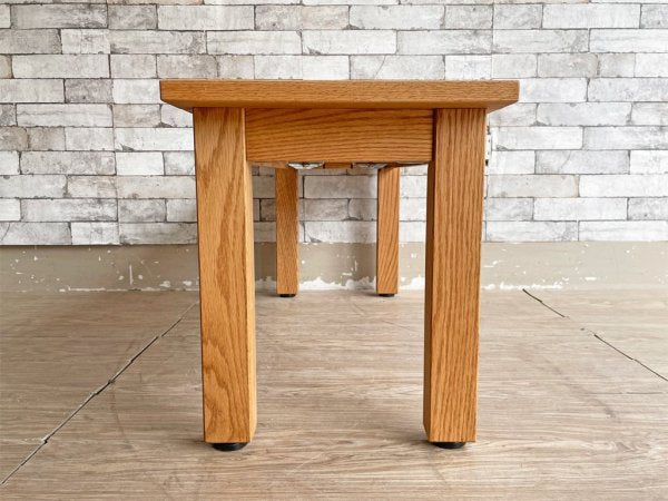 モモナチュラル MOMO natural ユニットベンチ UNIT BENCH オーク材 OAK W100 定価￥44,000- ●