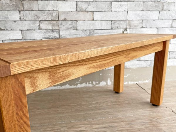 モモナチュラル MOMO natural ユニットベンチ UNIT BENCH オーク材 OAK W100 定価￥44,000- ●