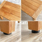 モモナチュラル MOMO natural ユニットベンチ UNIT BENCH オーク材 OAK W100 定価￥44,000- ●