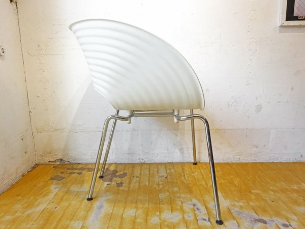 ヴィトラ vitra トムバックチェア Tom Vac ダイニングチェア ブルー ロン アラッド Ron Arad オブジェ 背座一体成型 C ★