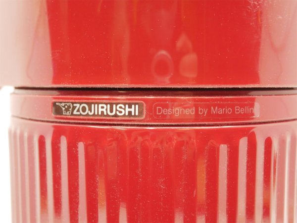 象印 ZOJIRUSHI ミニデカ 電気エアーポット CAN-1801 1.8L マリオ・ベリーニ Mario Bellini 1984年グッドデザイン賞 取扱説明書付き ●