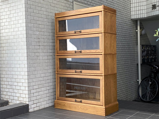 ジャーナルスタンダードファニチャー journal standard Furniture ボンド スライドキャビネット BOND SLIDE CABINET ブックケース オーク材 4段 ■