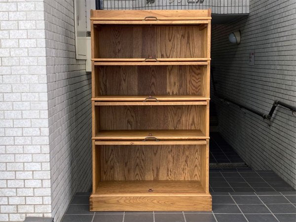 ジャーナルスタンダードファニチャー journal standard Furniture ボンド スライドキャビネット BOND SLIDE CABINET ブックケース オーク材 4段 ■