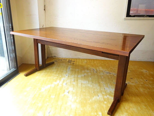 エーフラット a.flat モク ダイニングテーブル 1500 MOKU Dining table 1500 収納棚付 アッシュ材 アジアンモダンデザイン 定価11.7万 ★