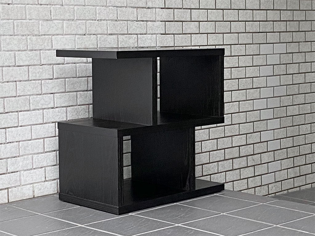 ザ コンランショップ THE CONRAN SHOP バランスサイドテーブル BALANCE SIDE TABLE ブラック テレンス・コンラン 花台 ランプ台 イタリアンモダン ■