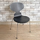 フリッツハンセン Fritz Hansen アントチェア ANT CHAIR カラードアッシュ ブラック アルネ・ヤコブセン Arne Jacobsen デンマーク 定価￥44,000- ●