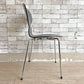 フリッツハンセン Fritz Hansen アントチェア ANT CHAIR カラードアッシュ ブラック アルネ・ヤコブセン Arne Jacobsen デンマーク 定価￥44,000- ●