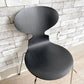 フリッツハンセン Fritz Hansen アントチェア ANT CHAIR カラードアッシュ ブラック アルネ・ヤコブセン Arne Jacobsen デンマーク 定価￥44,000- ●