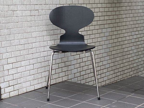 フリッツハンセン Fritz Hansen アントチェア ANT CHAIR アルネ ヤコブセン カラードアッシュ ブラック 4本脚 アリンコチェア 北欧 デンマーク ■