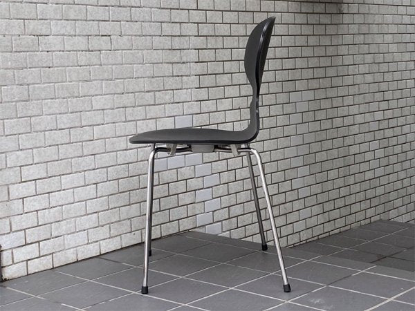 フリッツハンセン Fritz Hansen アントチェア ANT CHAIR アルネ ヤコブセン カラードアッシュ ブラック 4本脚 アリンコチェア 北欧 デンマーク ■