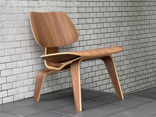 ハーマンミラー Herman Miller LCW ラウンジチェア ウッドレッグ Molded Plywood Lounge Chair ウォールナット C&Rイームズ ミッドセンチュリー ■