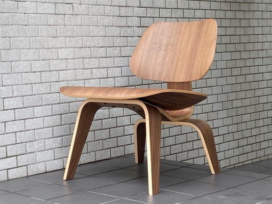 ハーマンミラー Herman Miller LCW ラウンジチェア ウッドレッグ Molded Plywood Lounge Chair ウォールナット C&Rイームズ ミッドセンチュリー ■