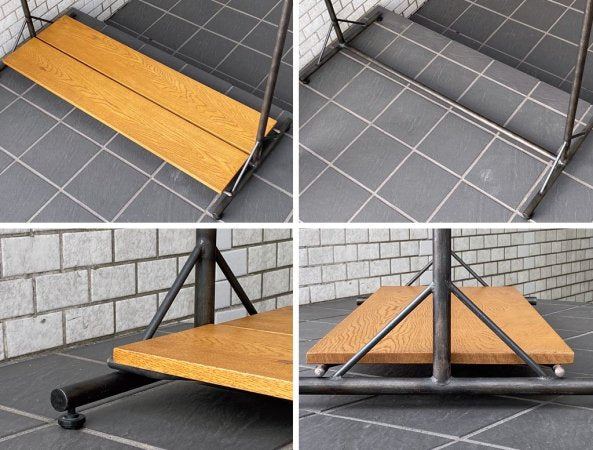 トラックファニチャー TRUCK FURNITURE スット ハンガースタンド SUTTO HANGER STAND Sサイズ スタンドシェルフボード ナラ無垢材 ハンガーラック インダストリアル ■